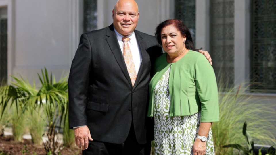 Héctor Álvarez et sa femme Amarilis Santiago